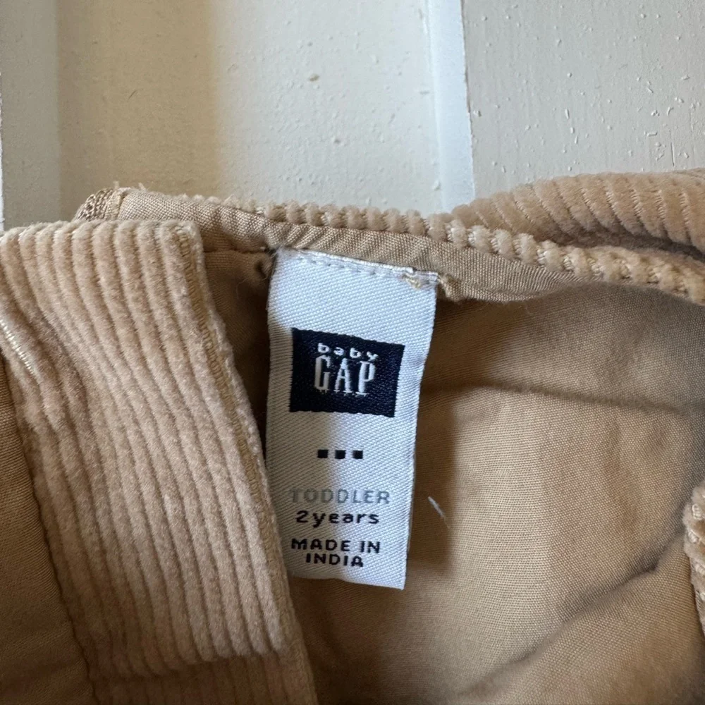 GAP Toddler Tan Corduroy Jumper/Dress - Picture 3 of 3